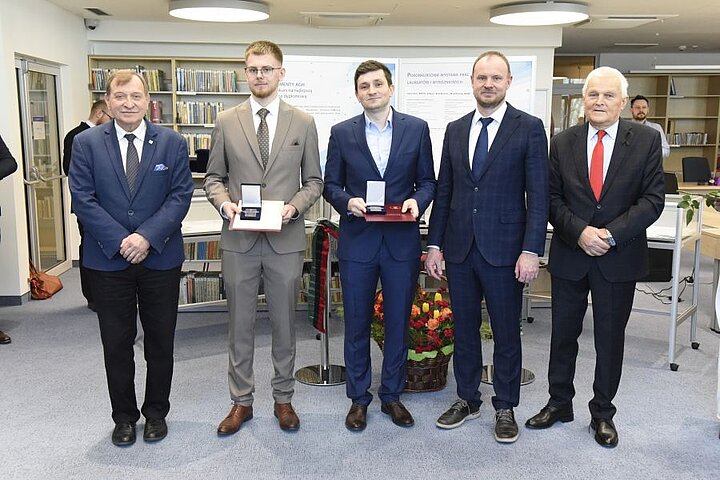 Kacper Pyzia z promotorem