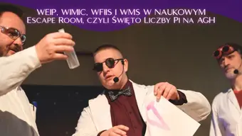 naukowcy robią eksperymant