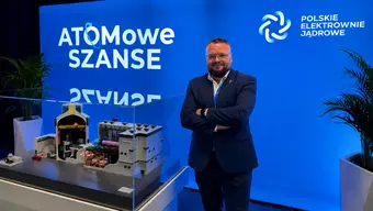 Dr inż. Bogdan Samojeden podczas konferencji „ATOMowe Szanse. Nauka - Kompetencje - Współpraca" w Gdańsku